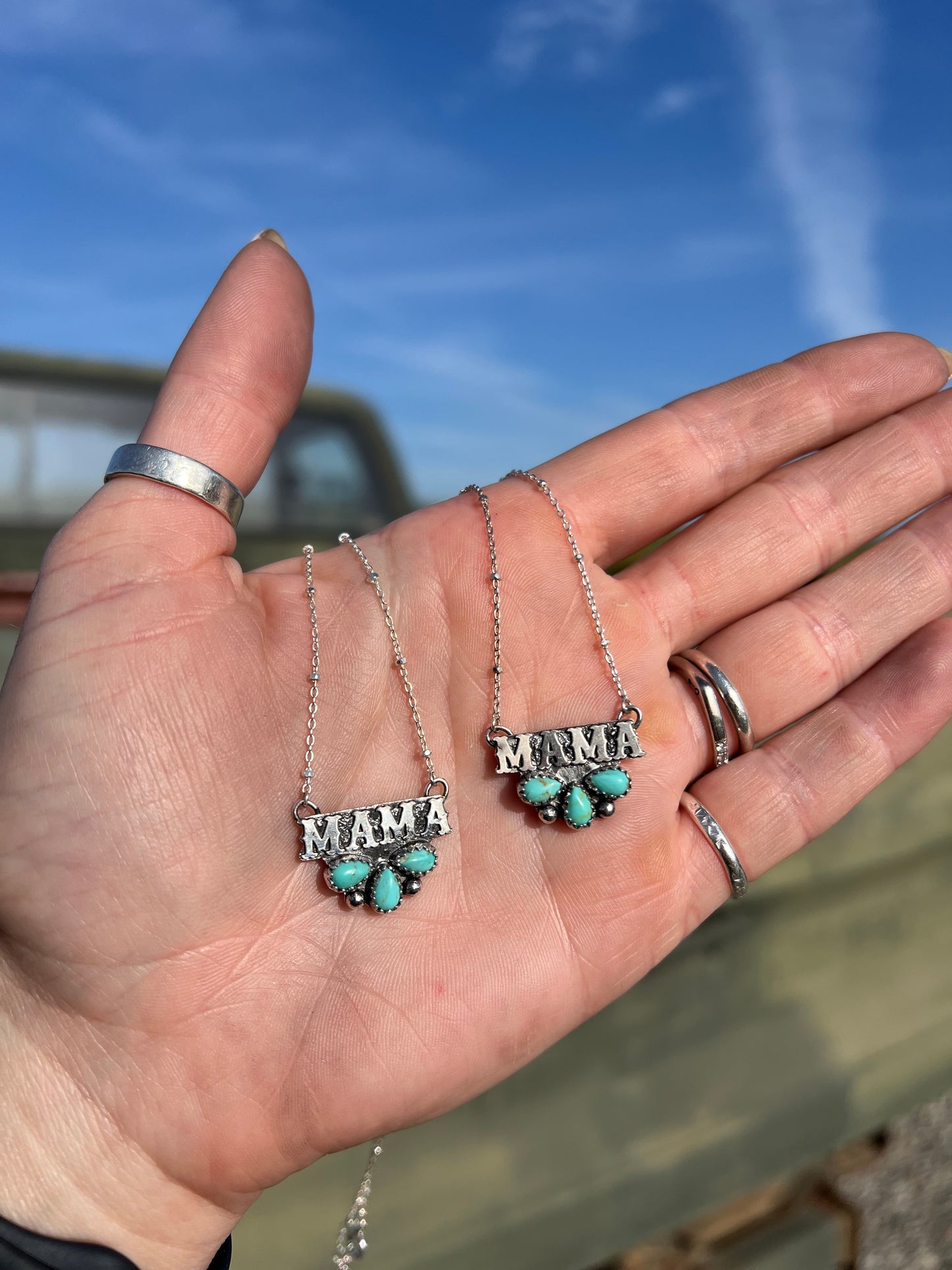 Mama Necklace Beaded