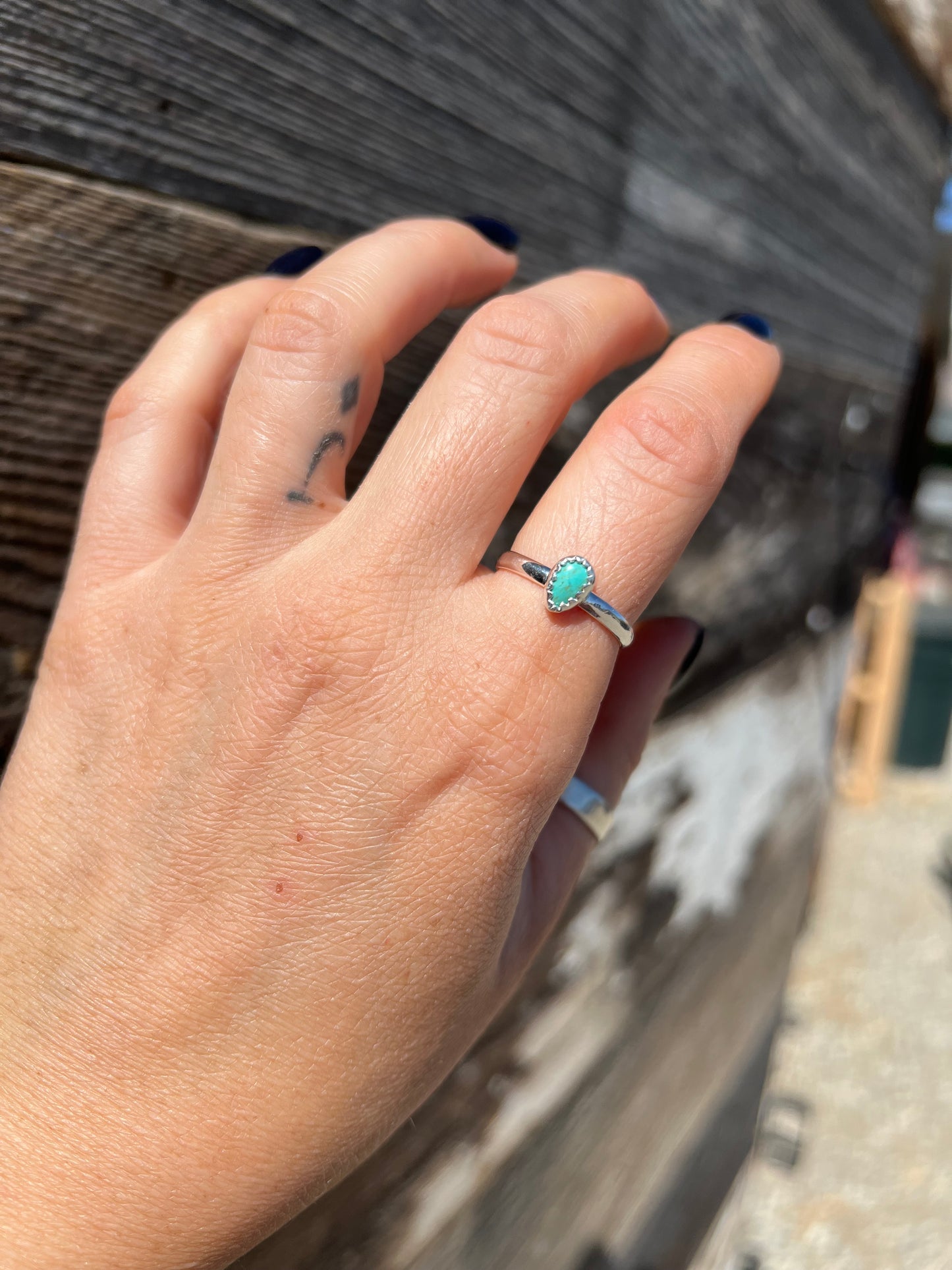 Tiny Turquoise Stacker