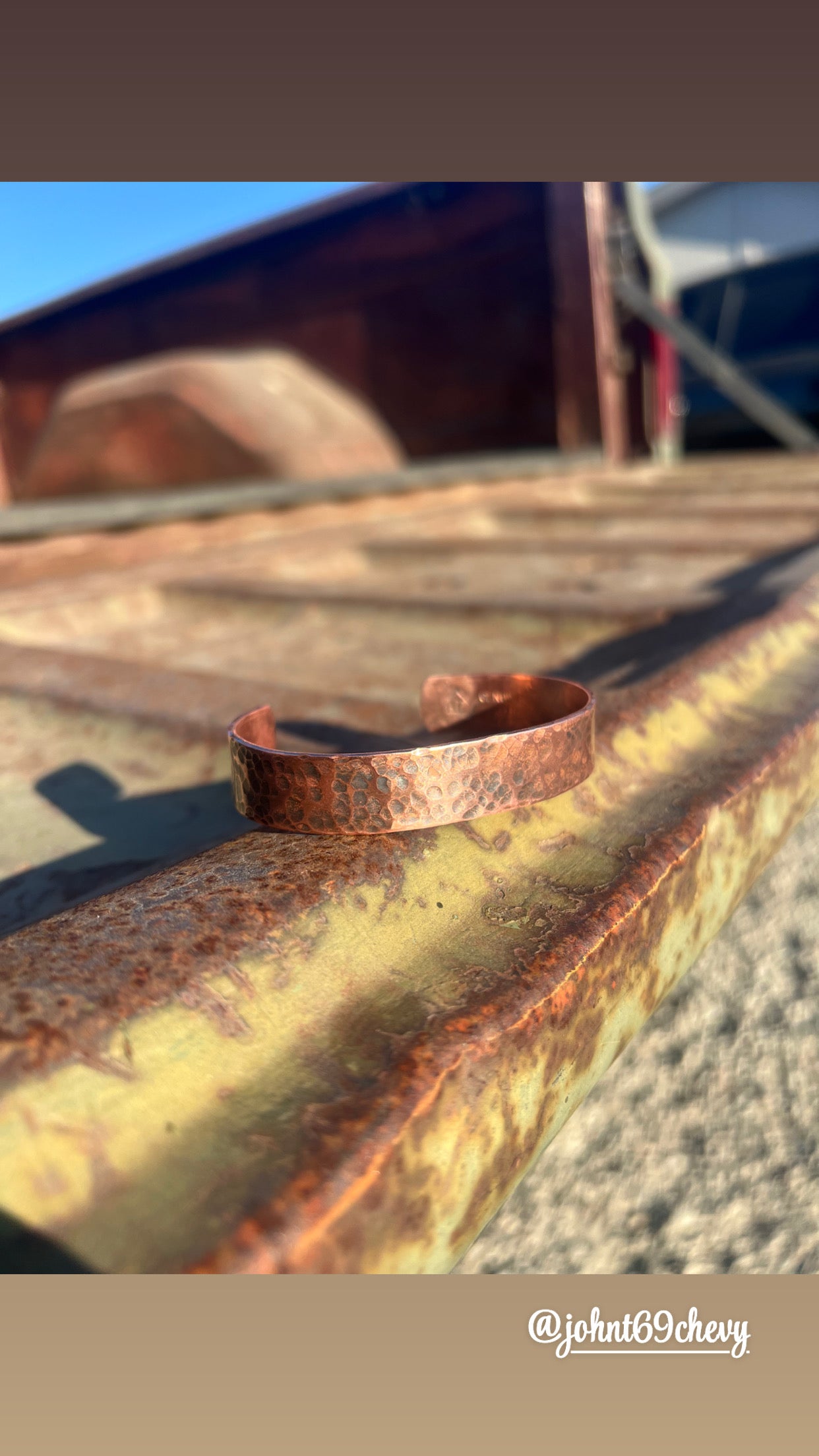 Hammered Copper Cuff