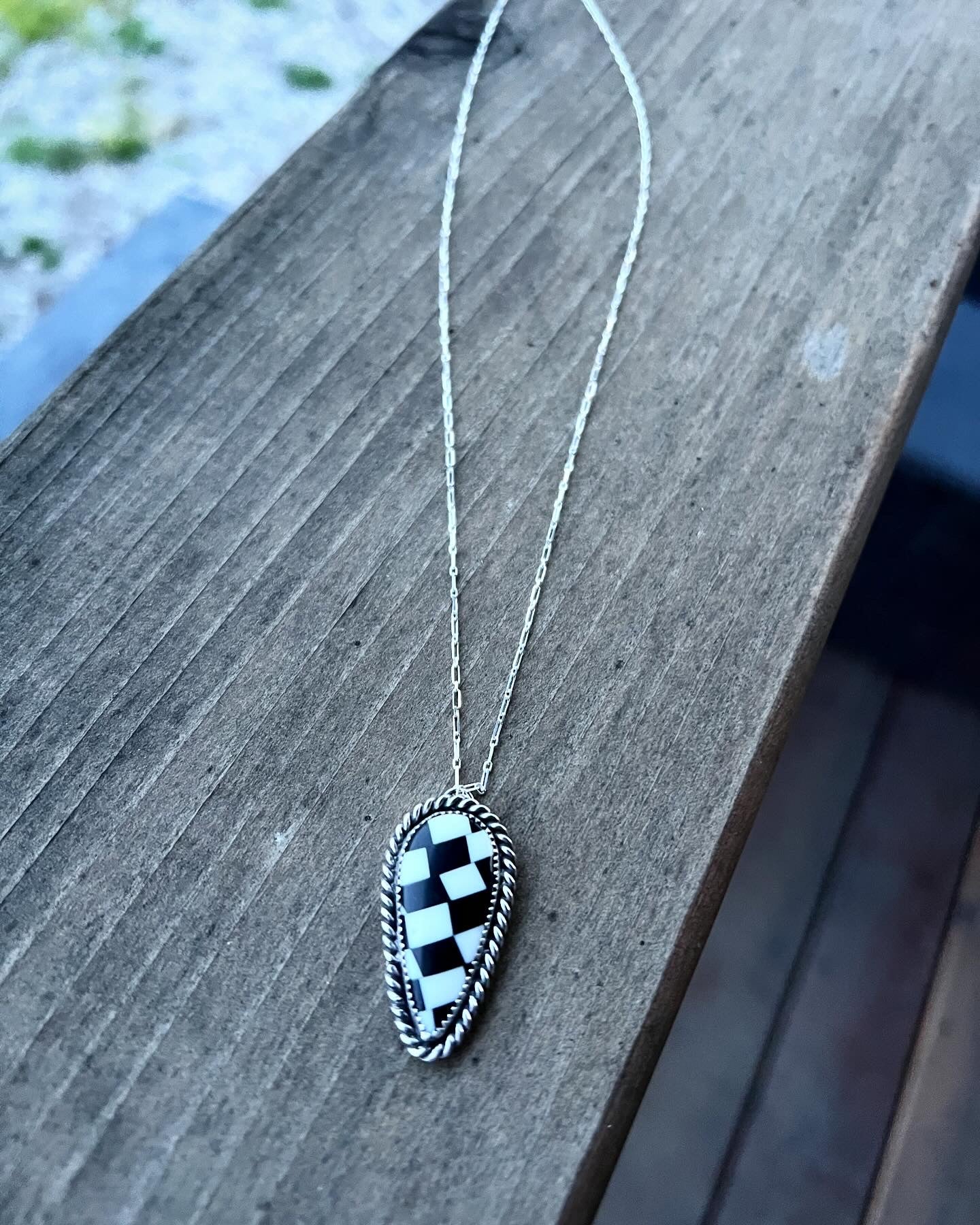 Checkered Necklace
