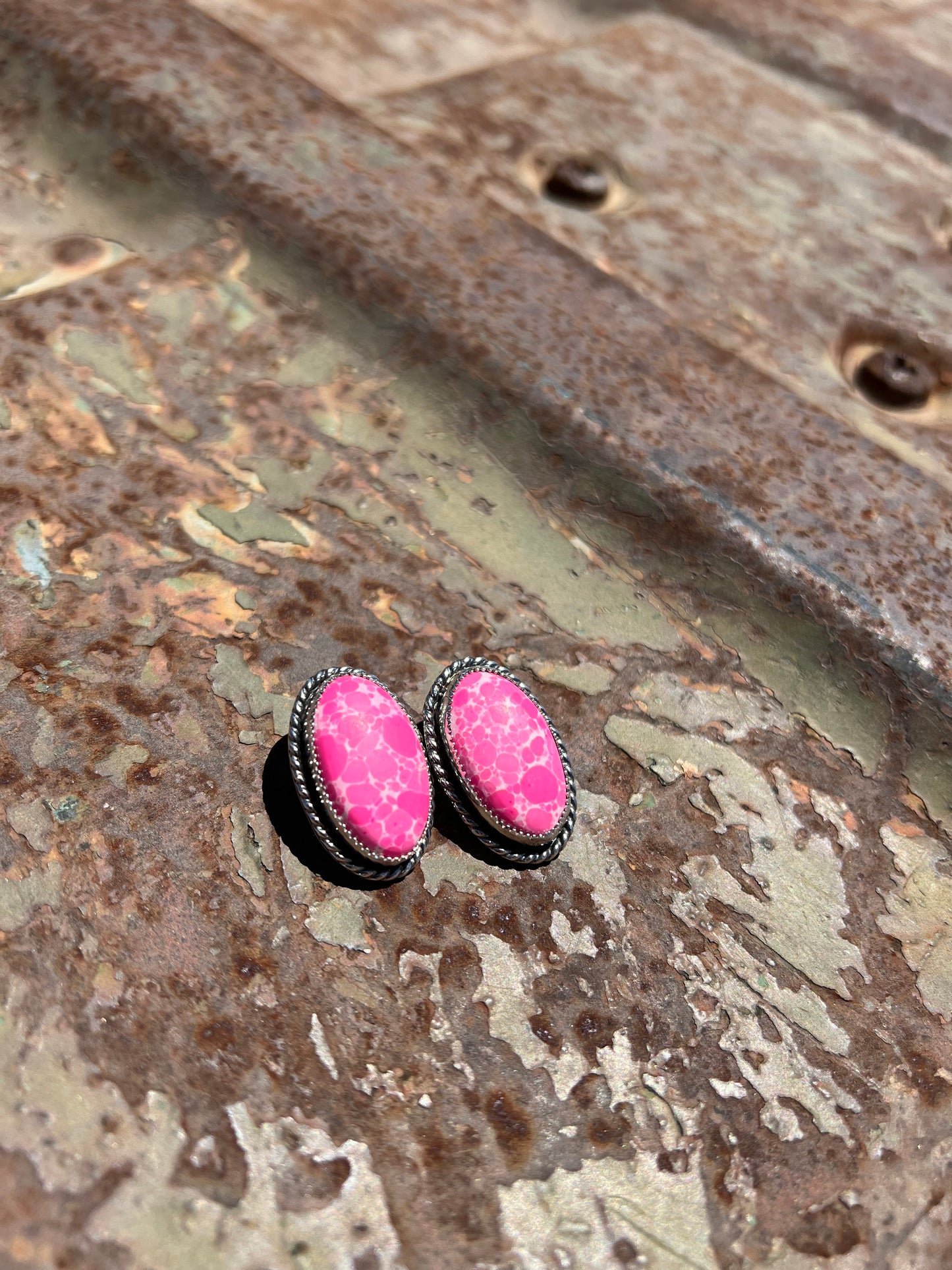 Pink Mojave Composite Studs