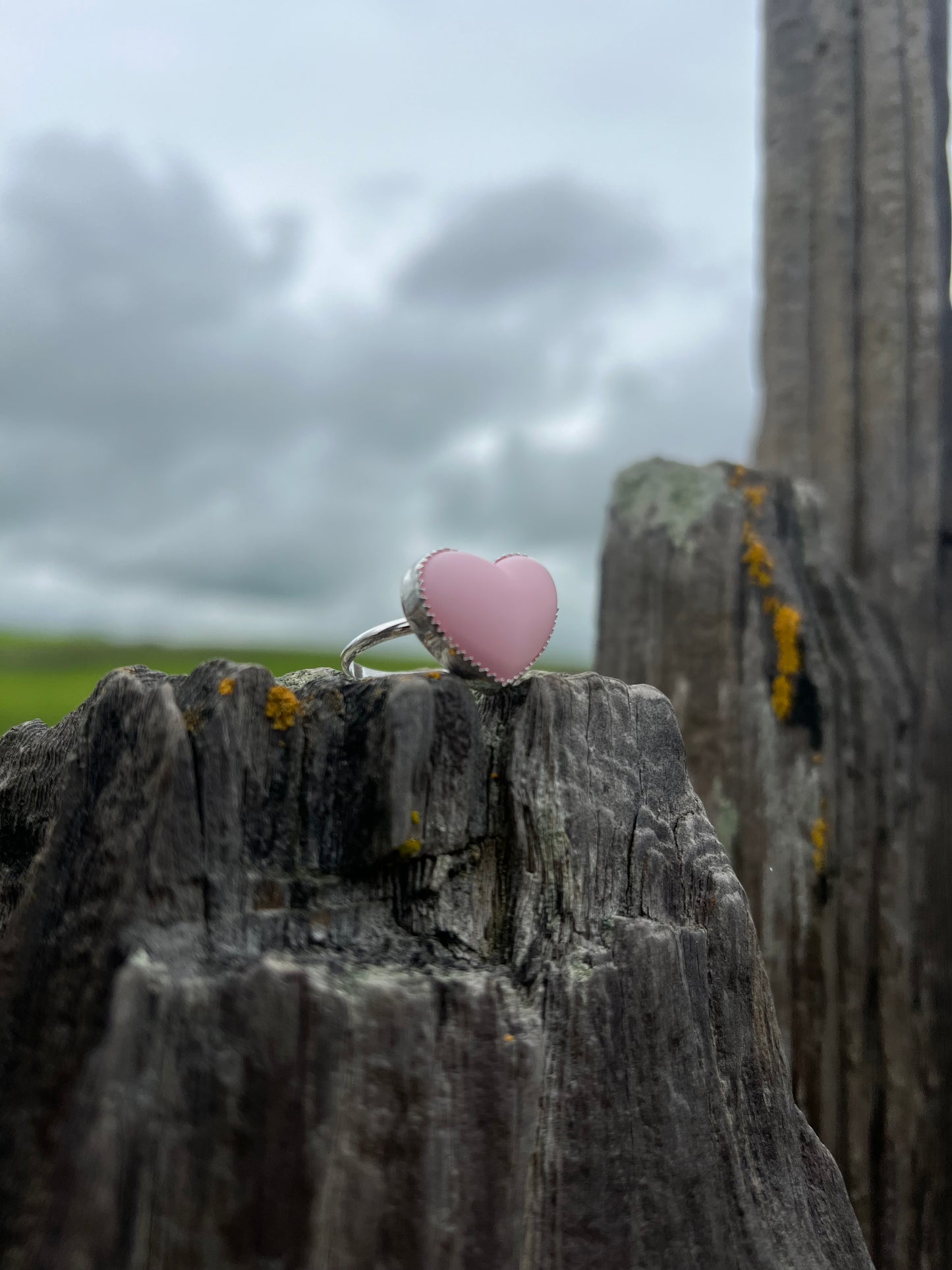 Pink Heart Ring