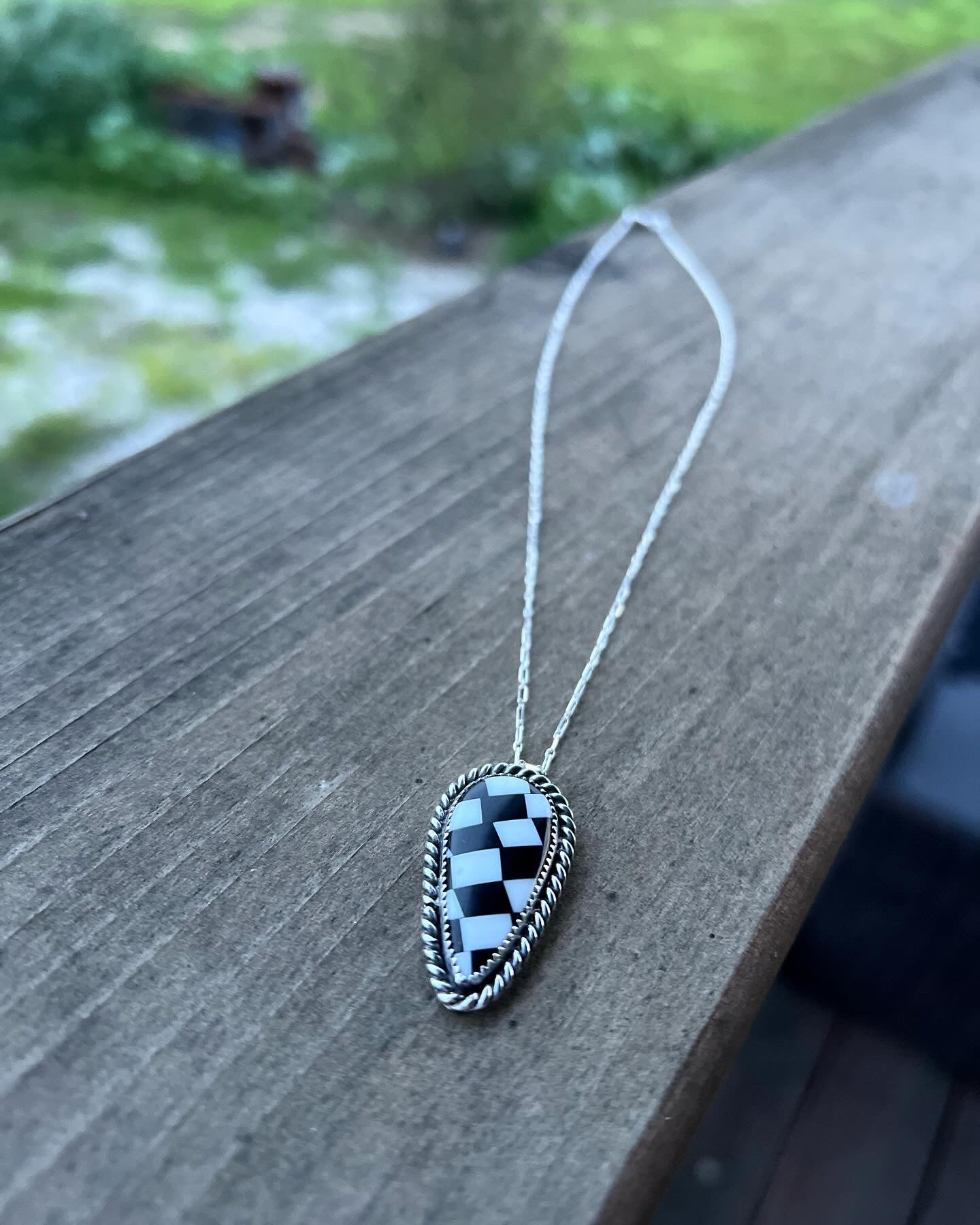 Checkered Necklace