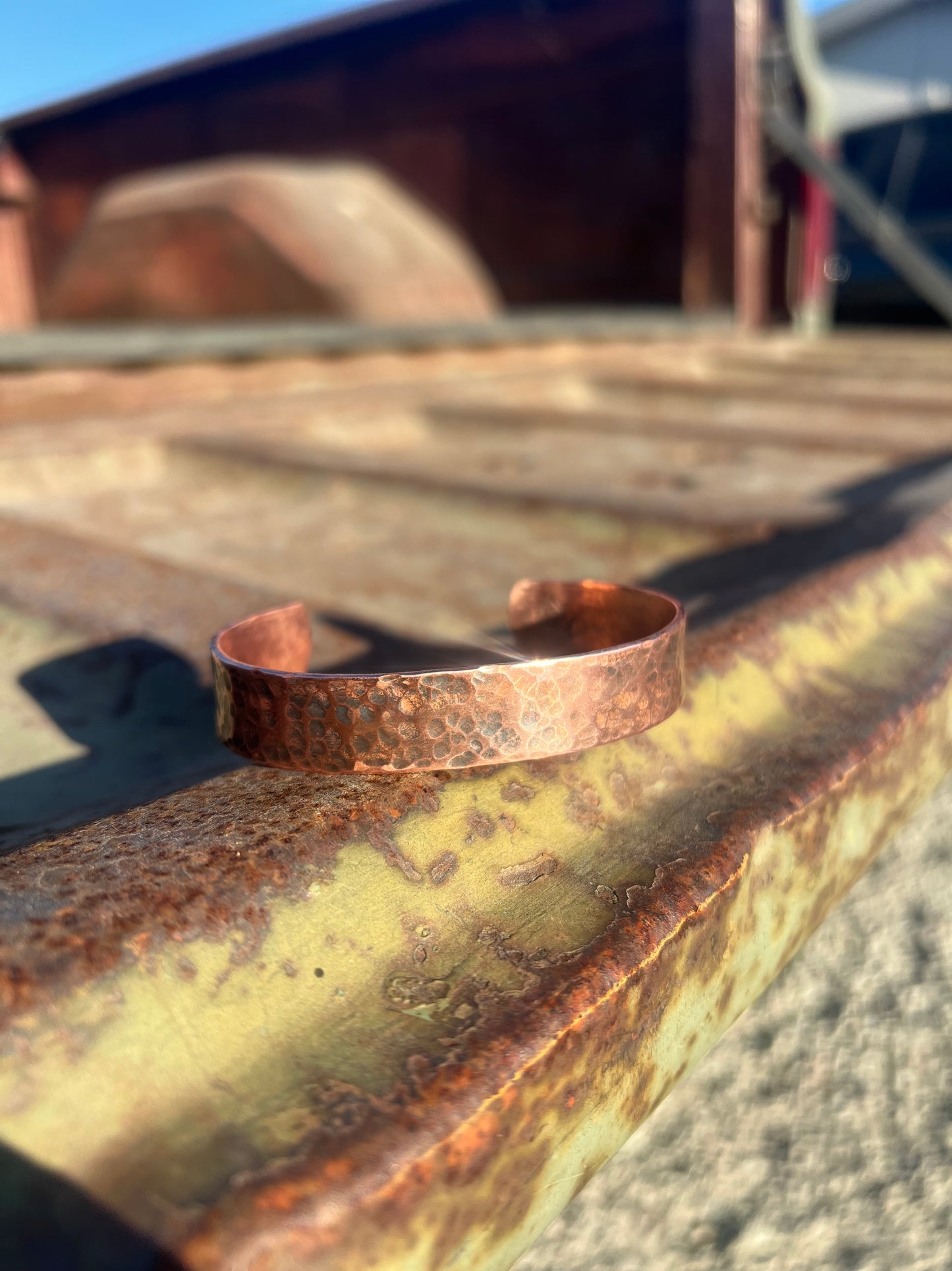 Hammered Copper Cuff