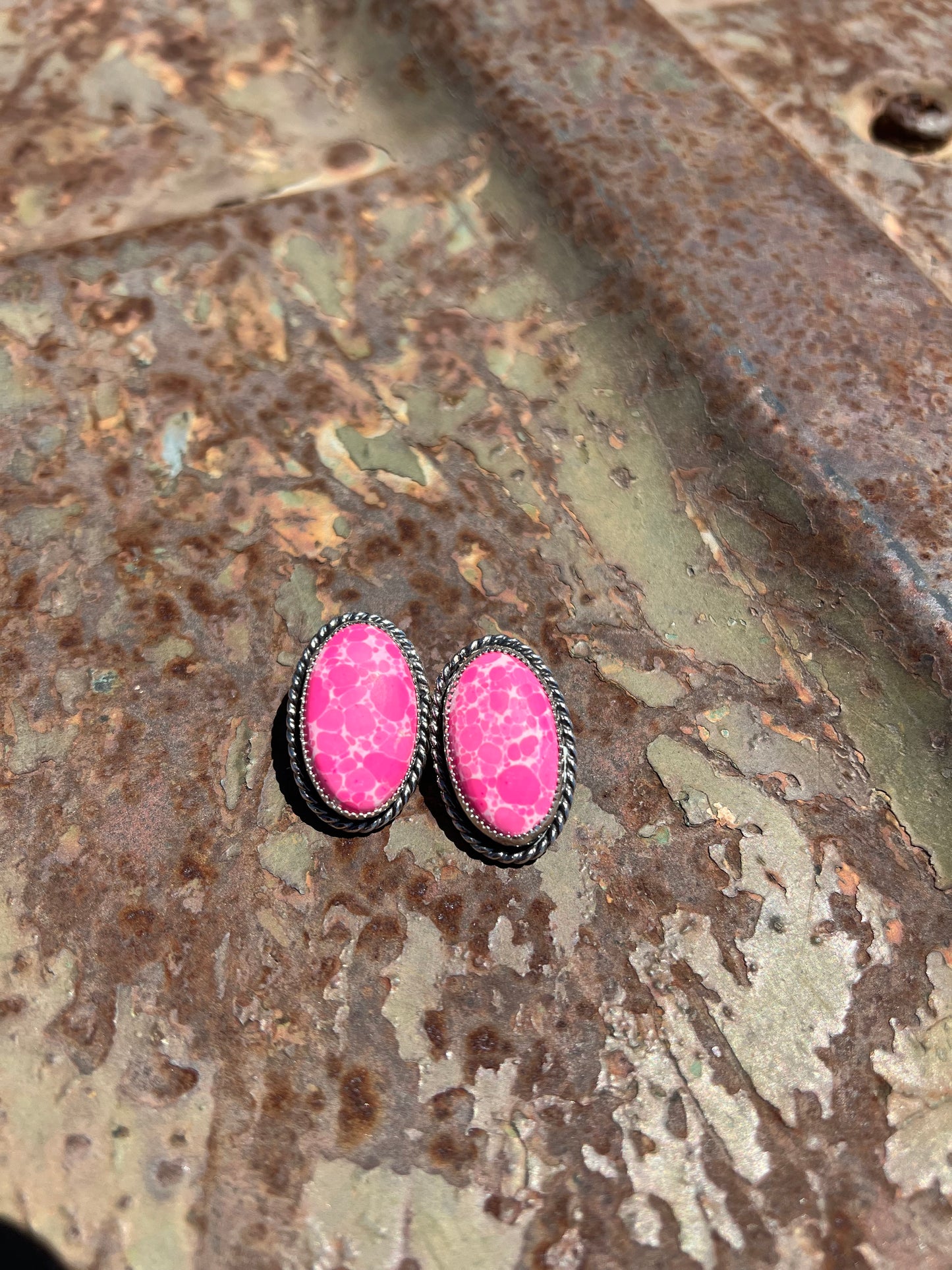 Pink Mojave Composite Studs