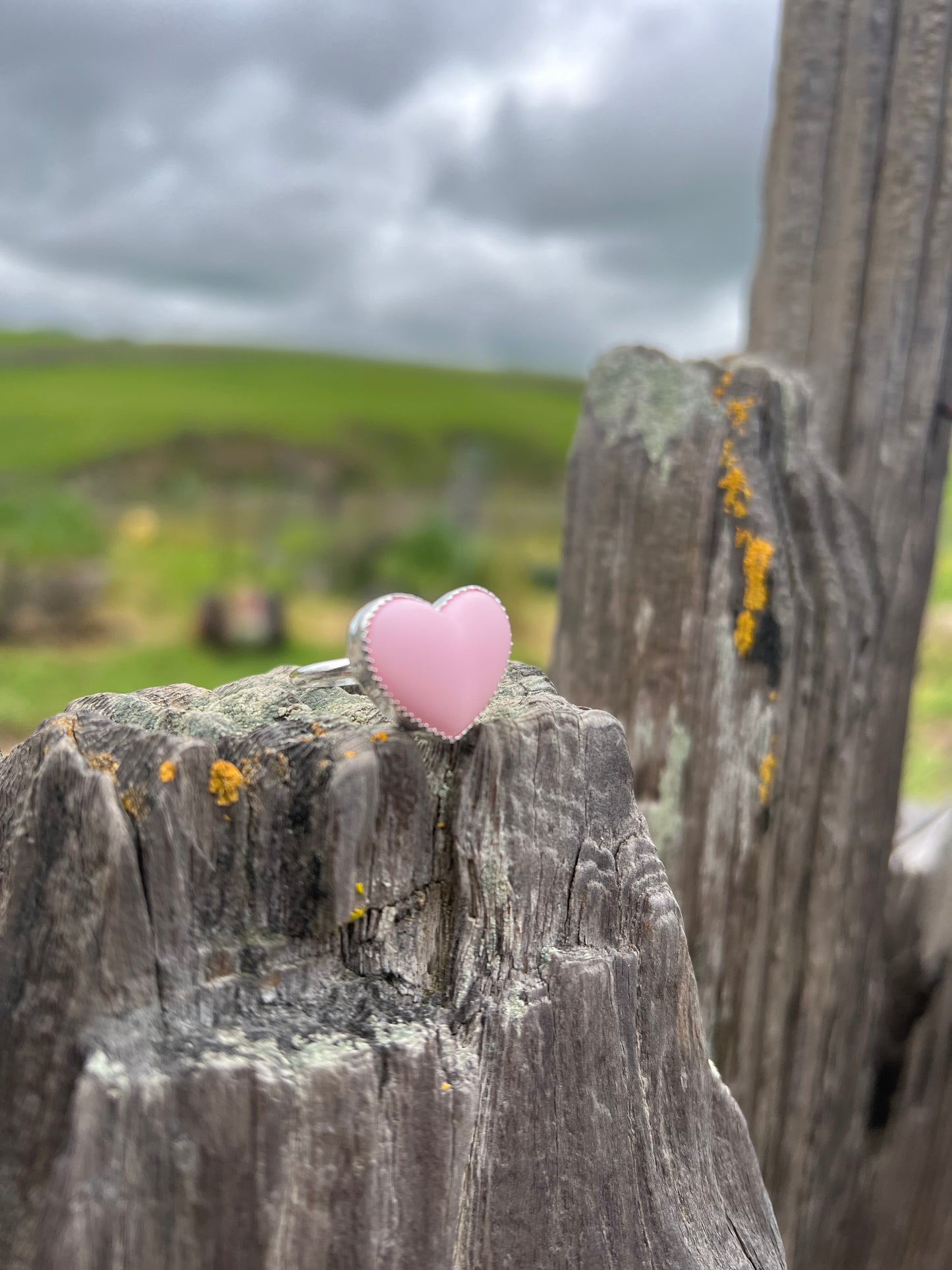 Pink Heart Ring