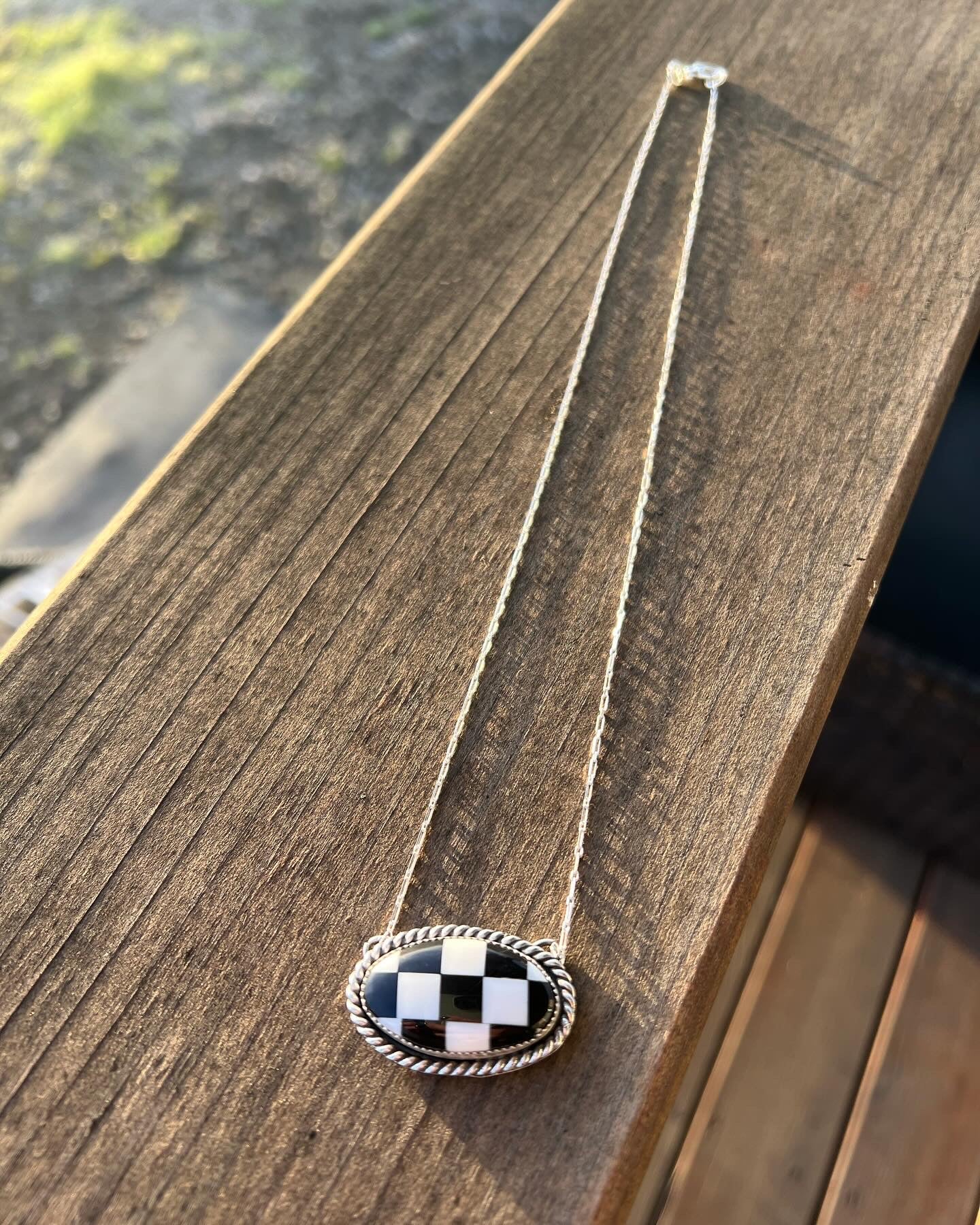 Checkered Necklace