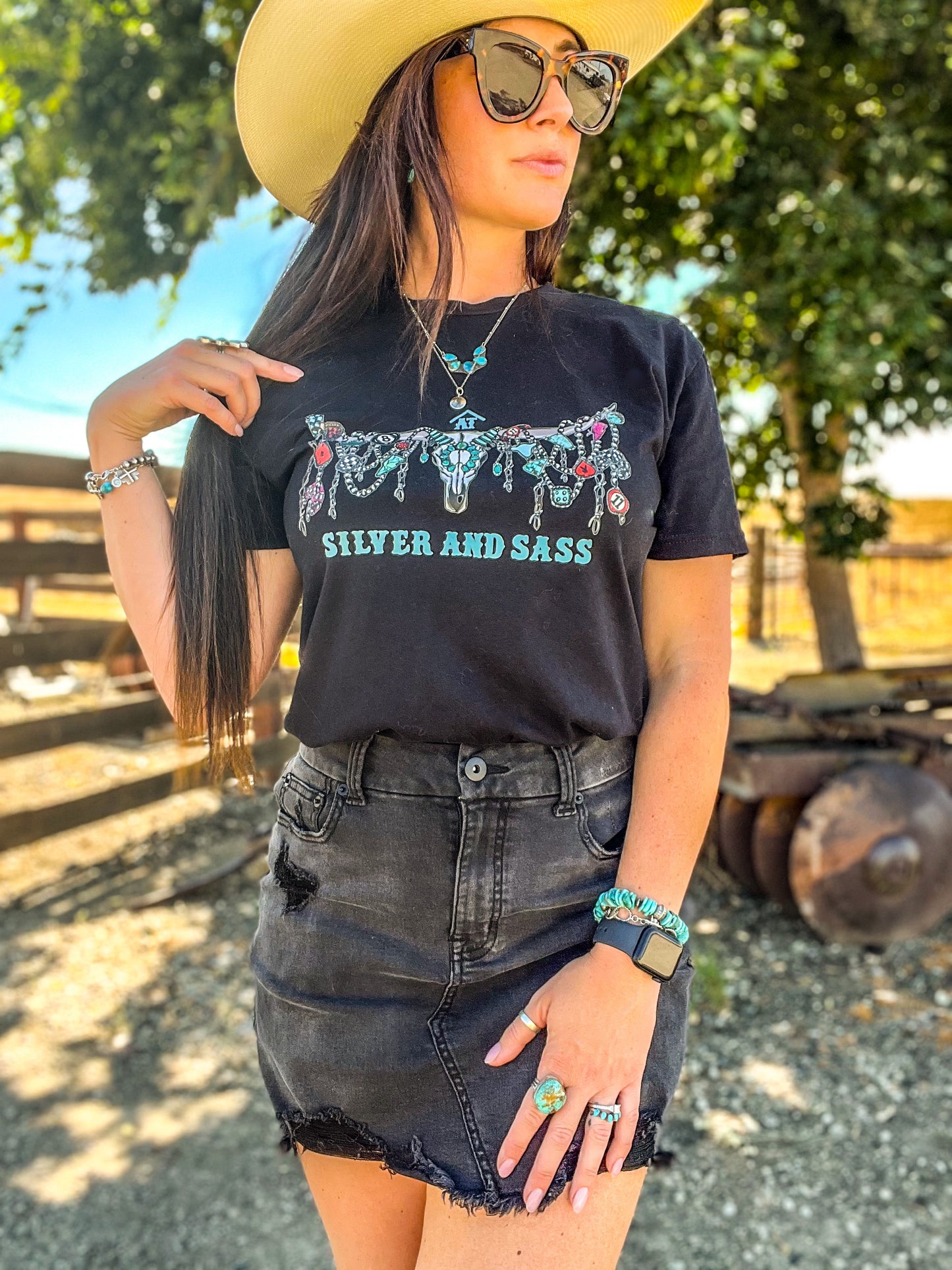 Silver and Sass Tee