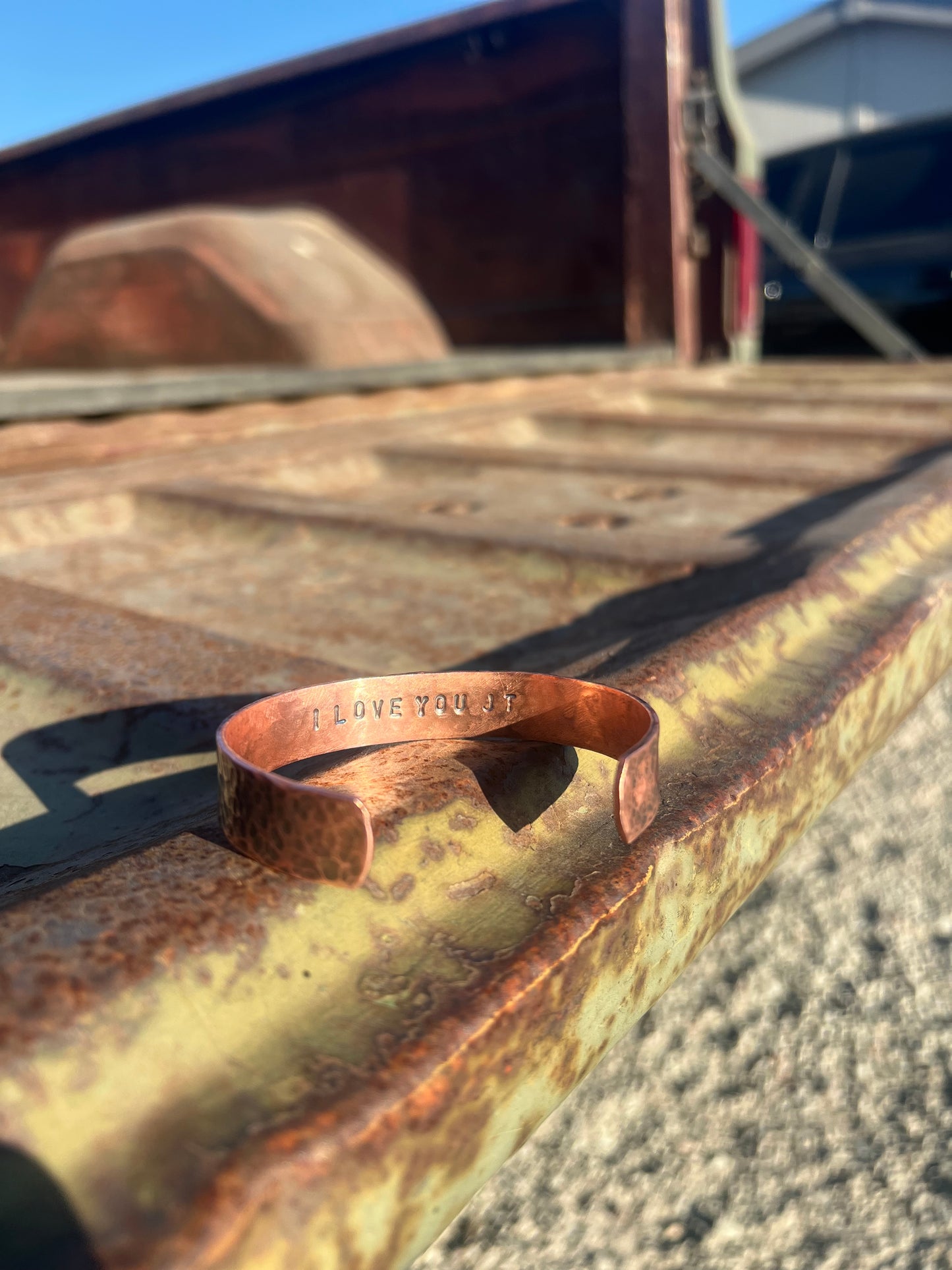 Hammered Copper Cuff