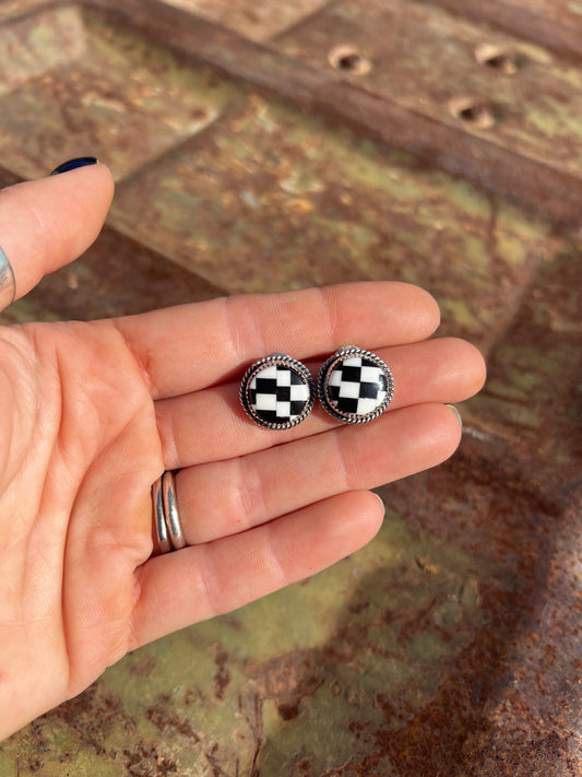 Checkered Studs