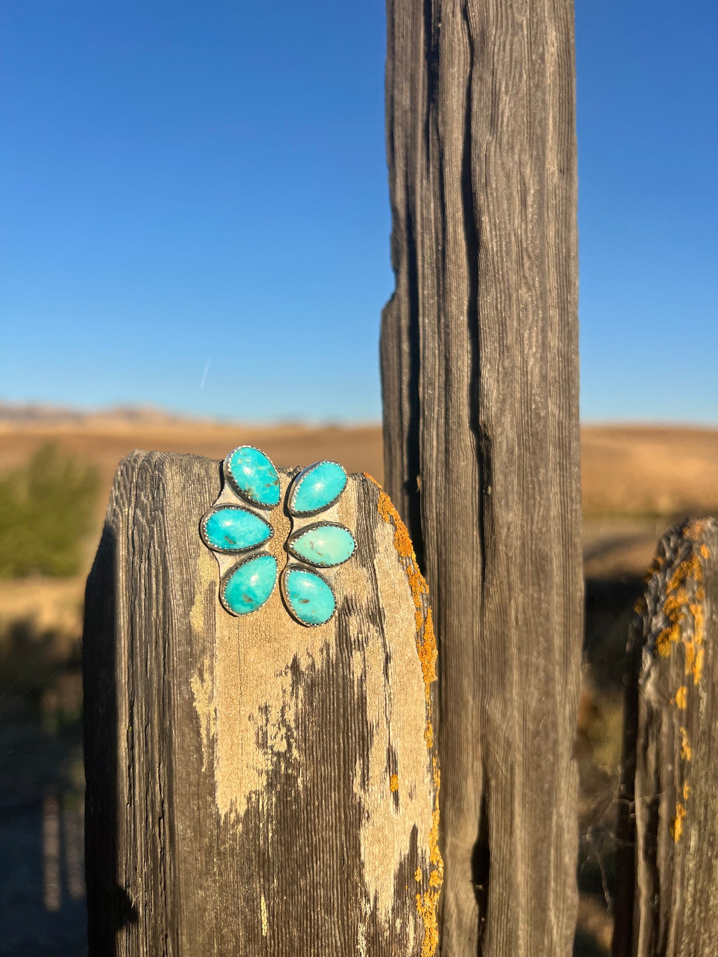 Blue Ridge 3 Stone Earrings