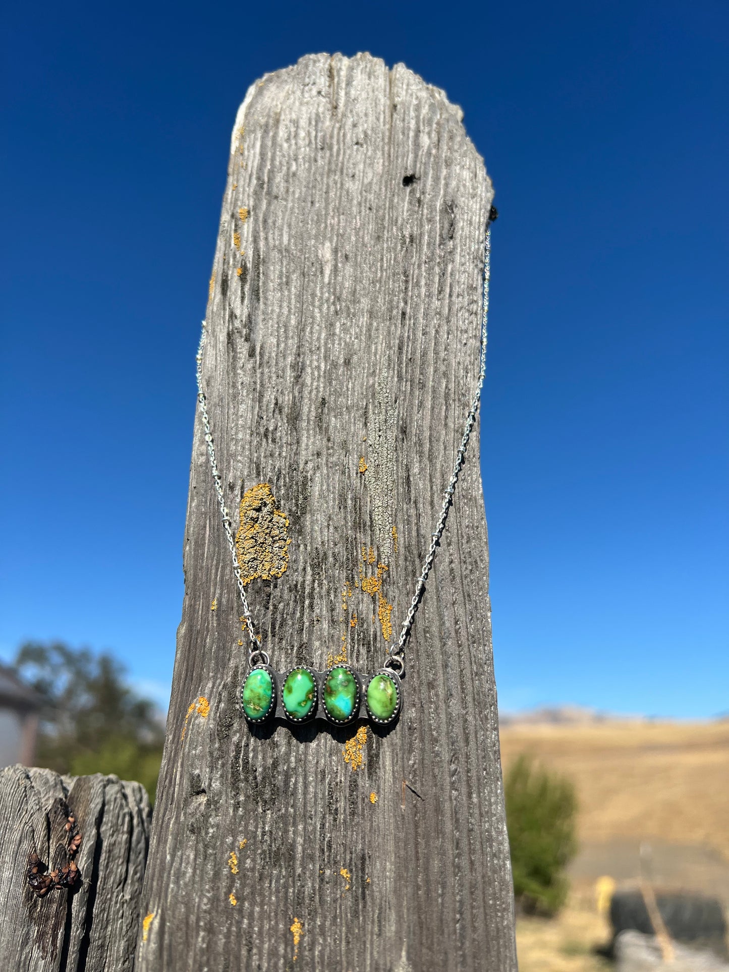 Sonoran Mountain Turquoise Bar Necklace