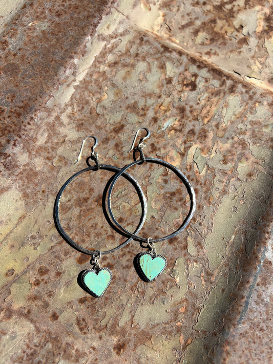 I Heart Hoops in Green