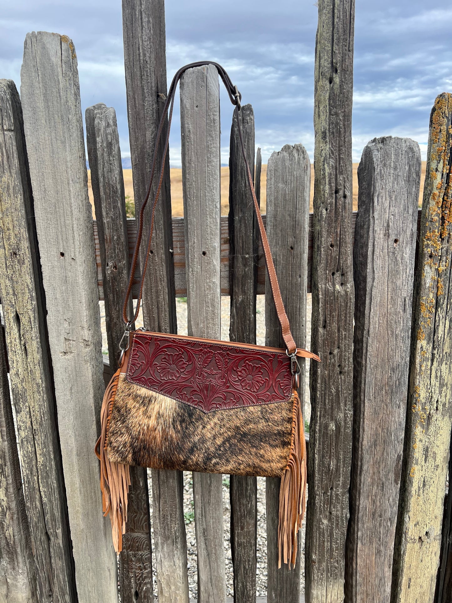 Cowhide Crossbody Bag