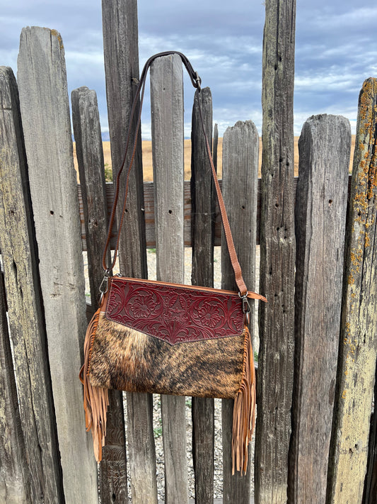 Cowhide Crossbody Bag