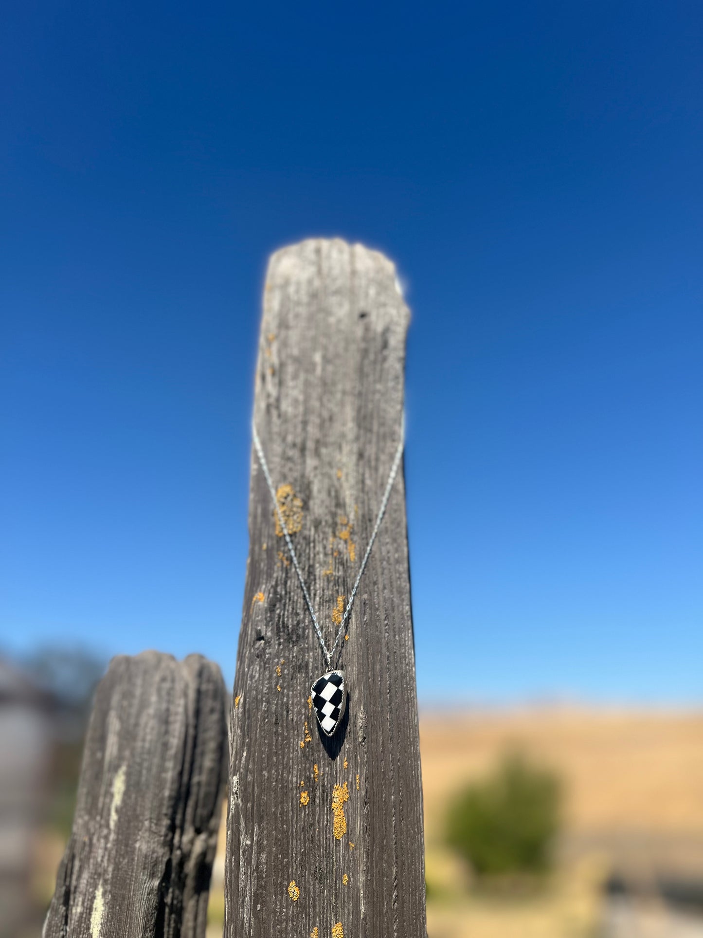 Checkered Pendant