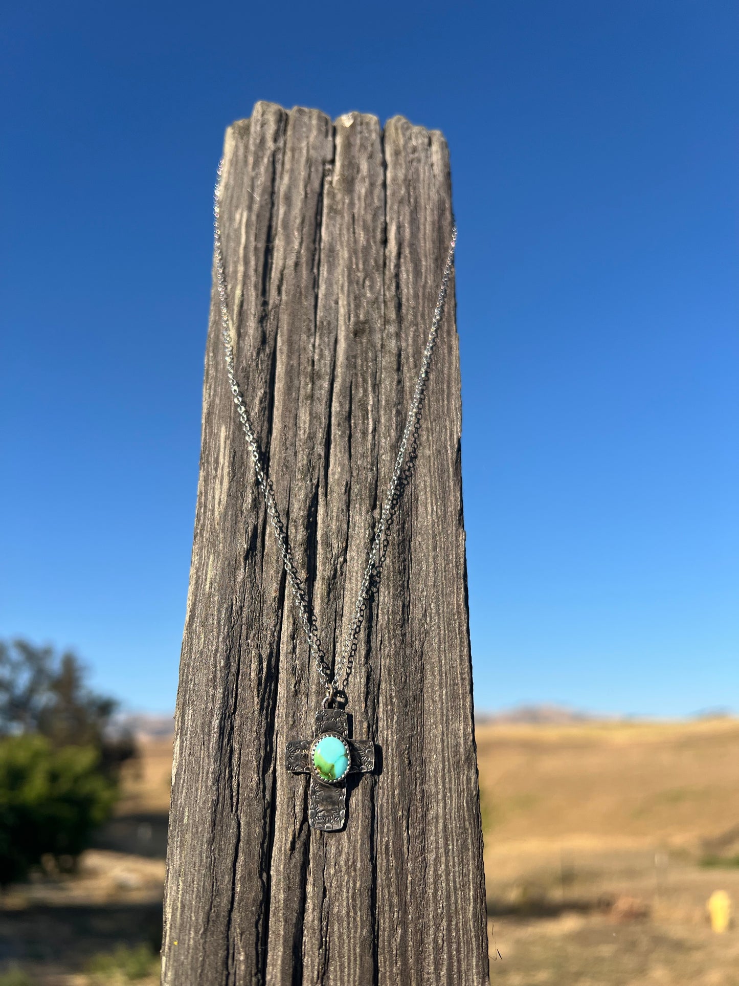 Sunshine Stamped Cross