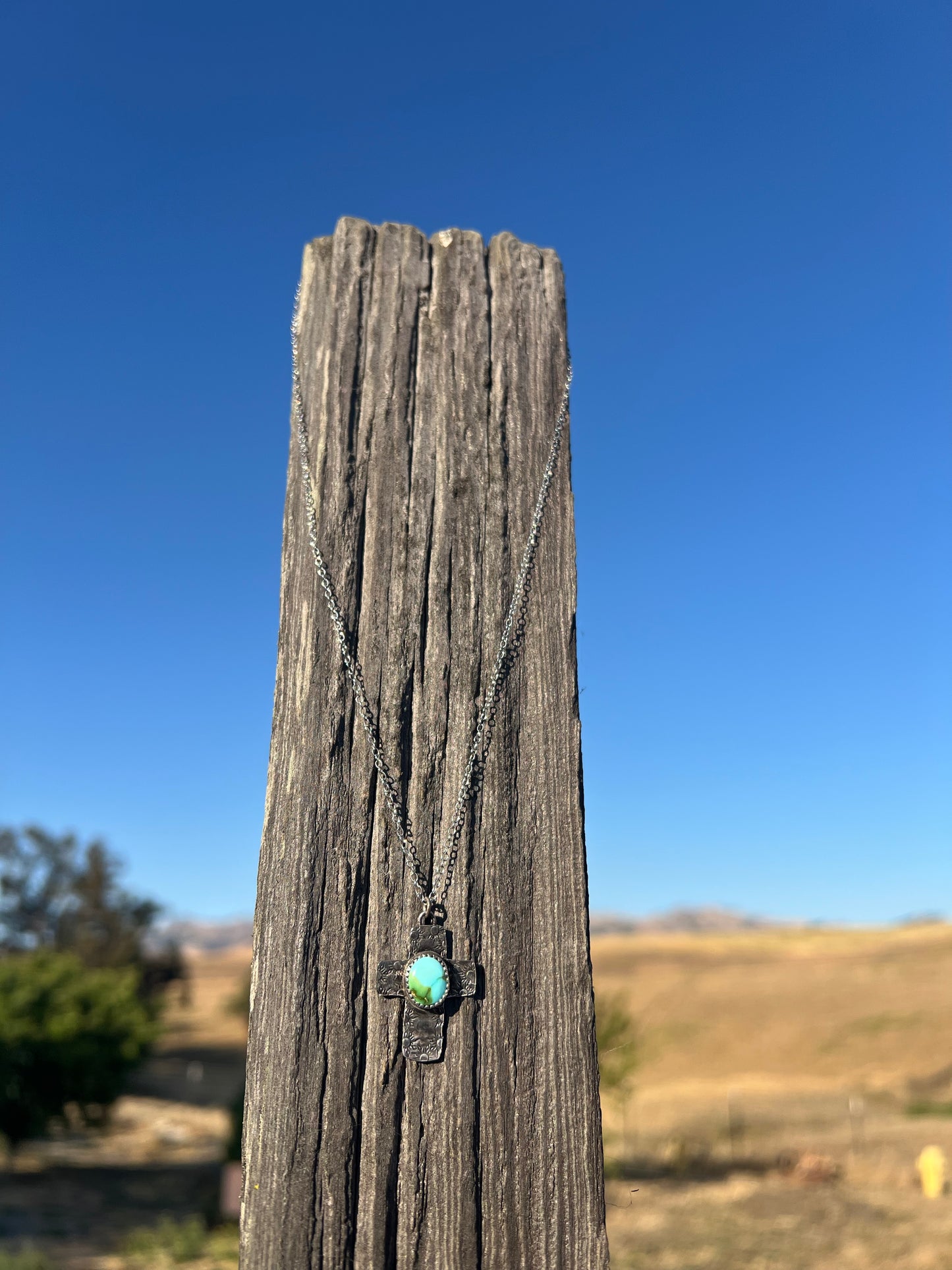 Sunshine Stamped Cross