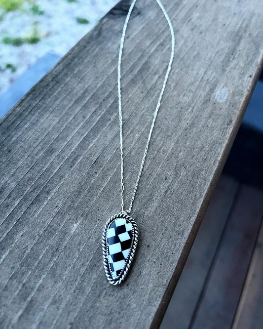 Checkered Necklace