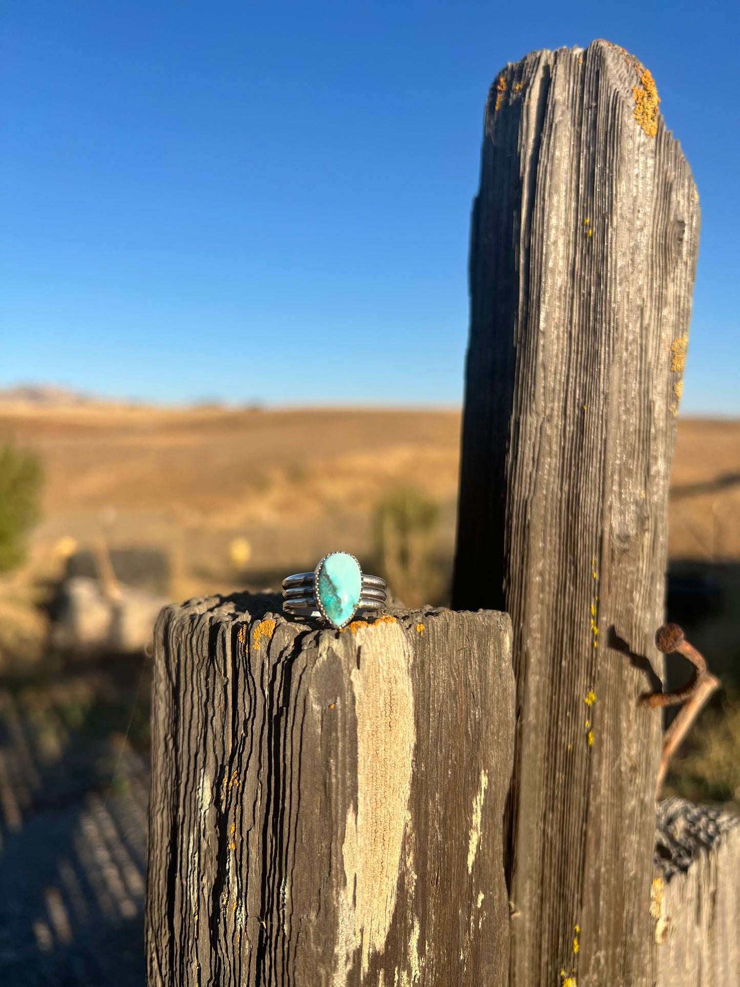 Blue Ridge Pear Ring