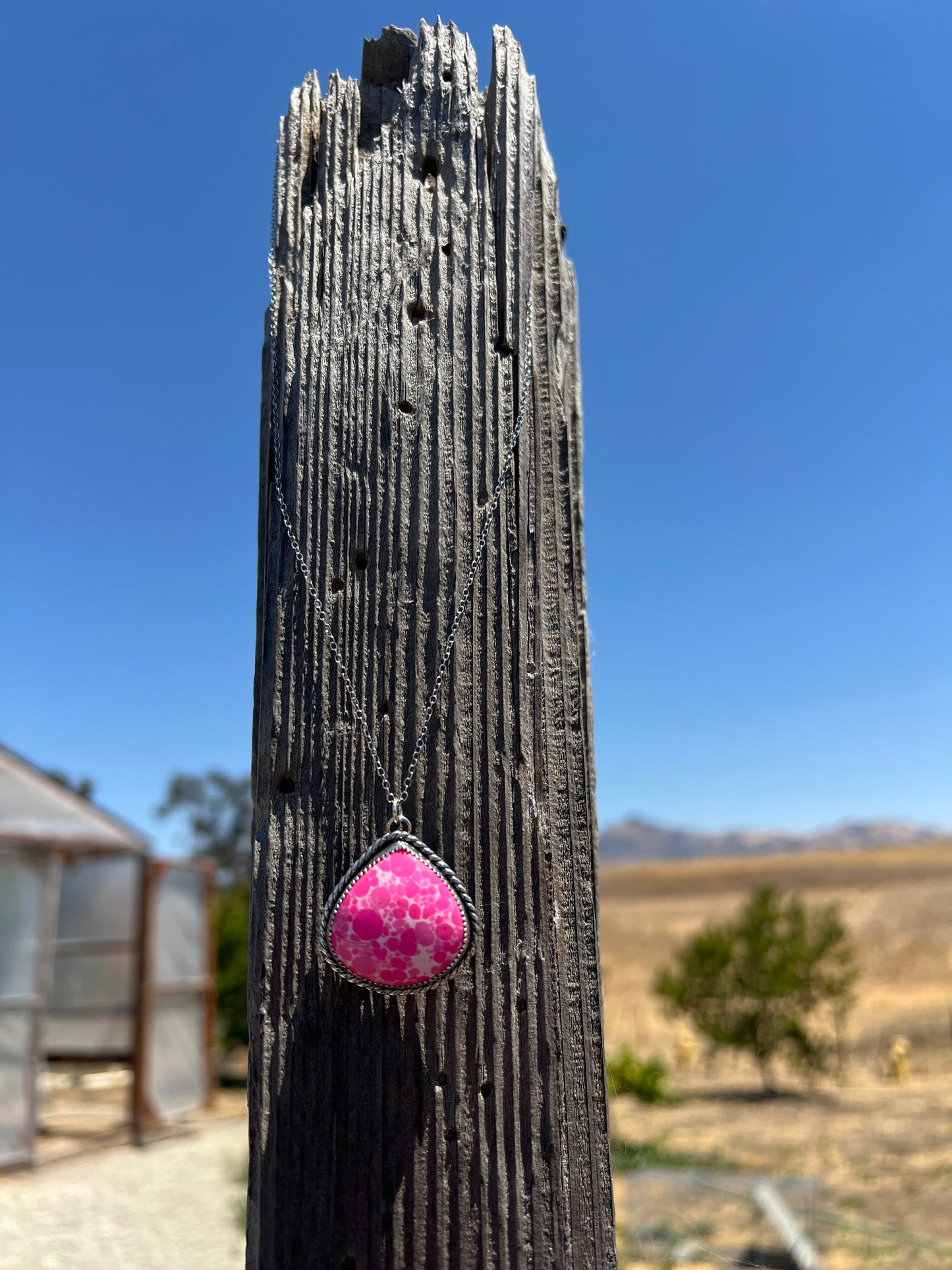 Pink Mojave Composite Necklace