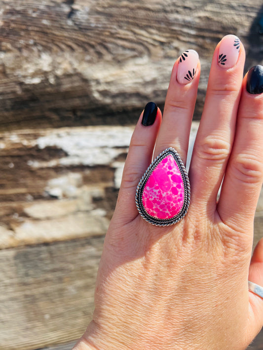 Pink Mojave Composite Ring