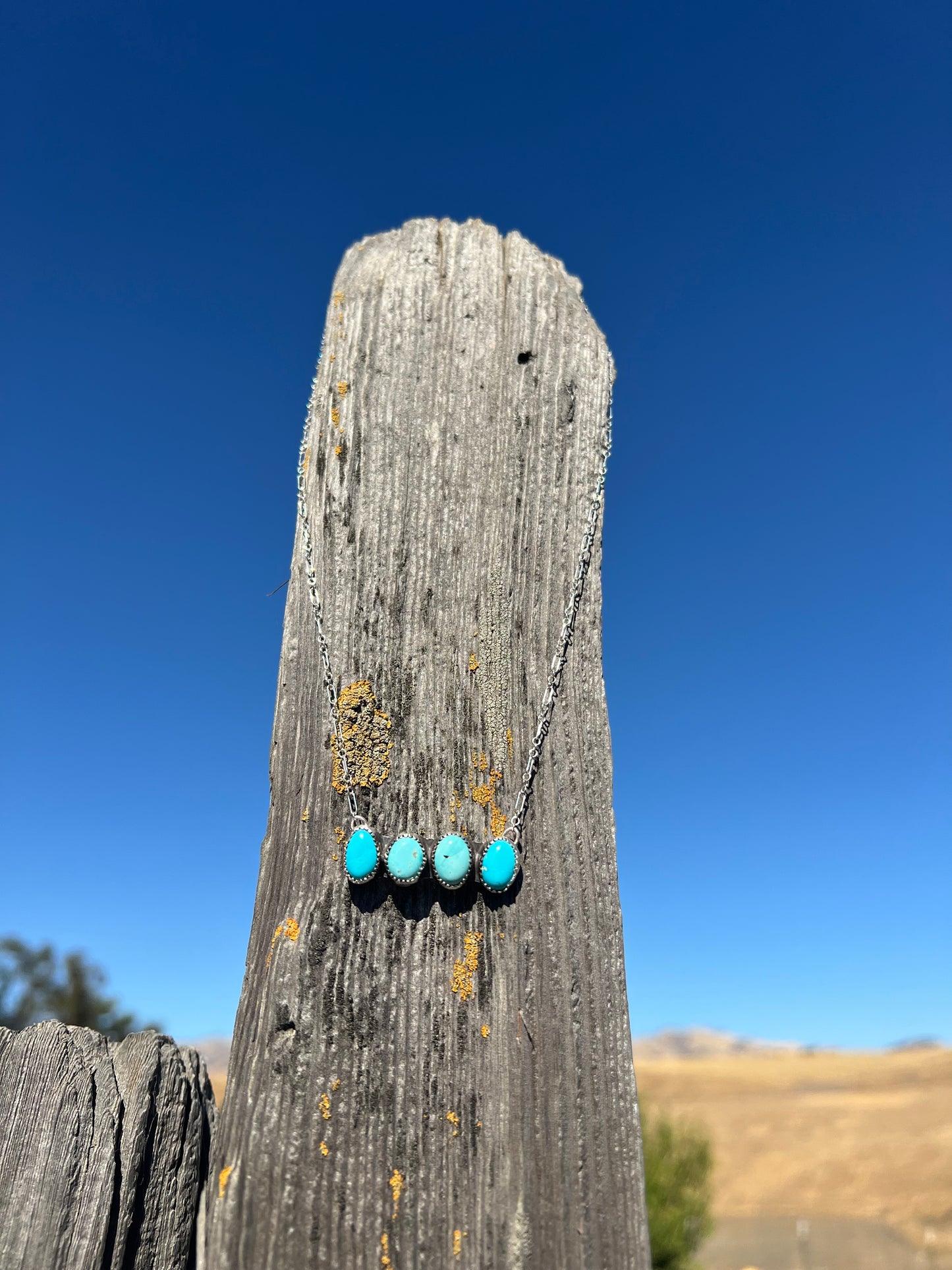 Natural Redskin Turquoise Bar