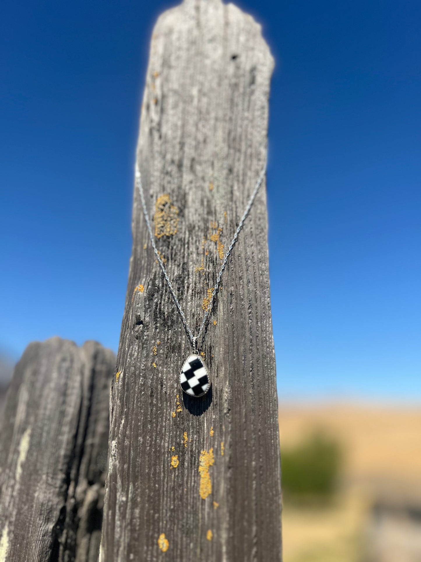 Checkered Pendant