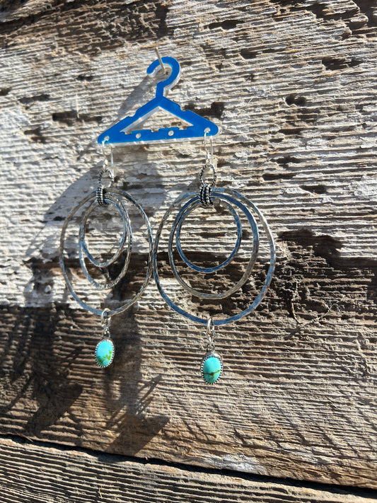 Triple Hammered Hoop