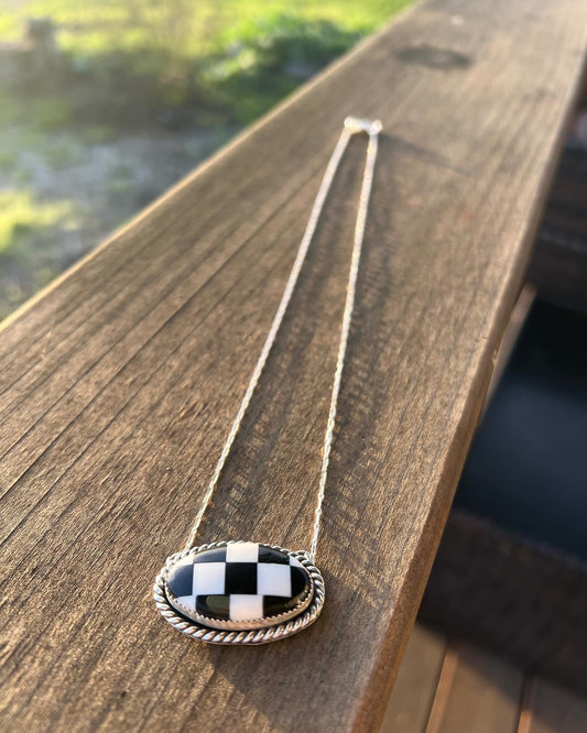 Checkered Necklace