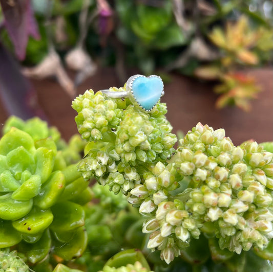 Tiny heart ring