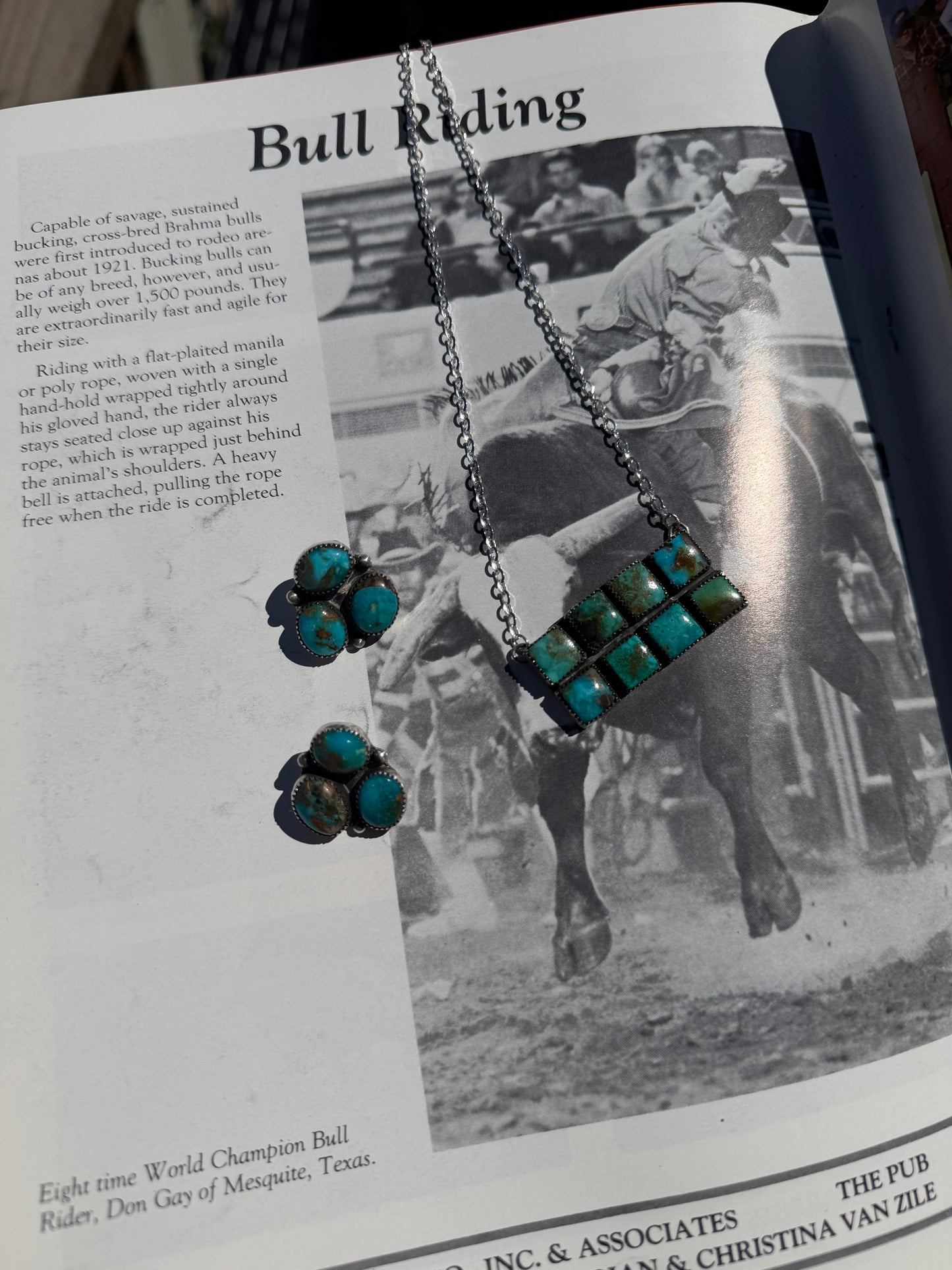 Nevada Diamond Blue Turquoise Statement Necklace