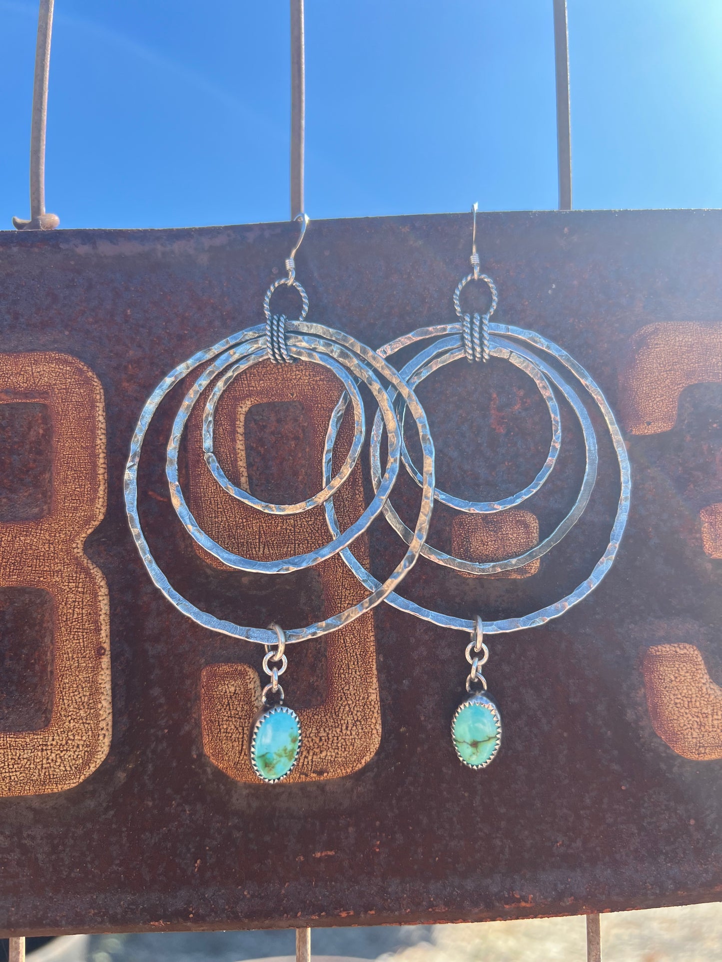 Triple Hammered Hoop