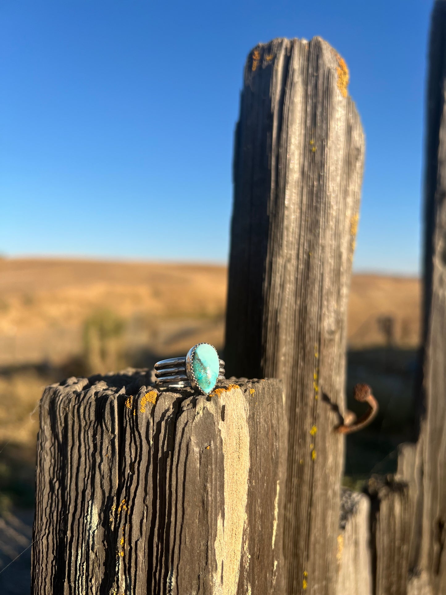 Blue Ridge Pear Ring