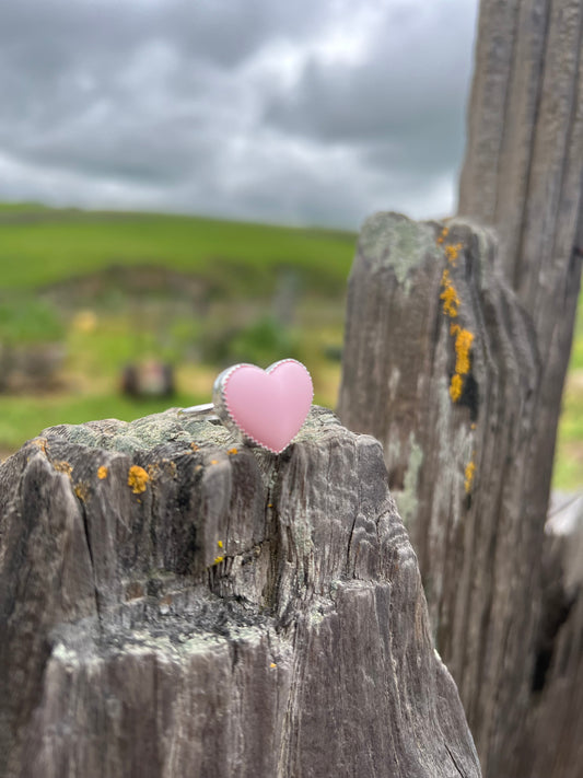 Pink Heart Ring