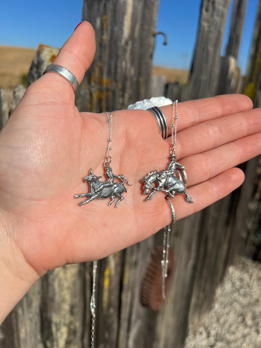 Bull Rider Necklace