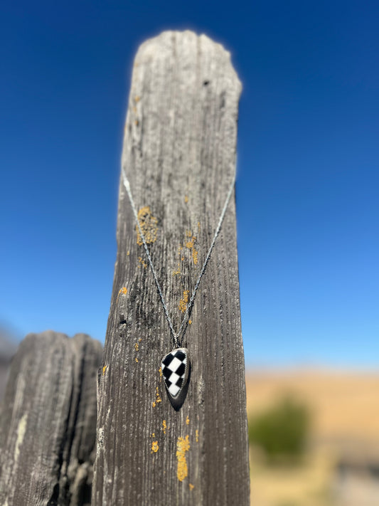 Checkered Pendant