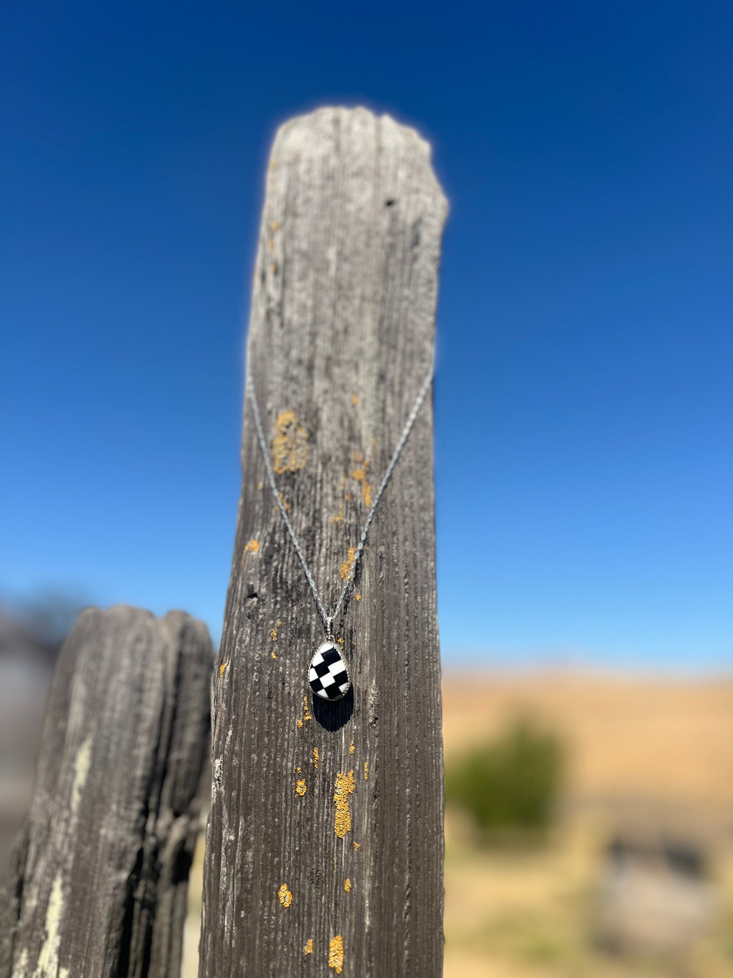 Checkered Pendant